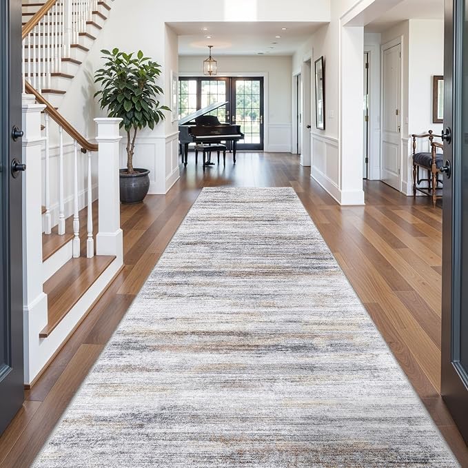 Large Runner Rugs for Hallway 4x16: Non-Slip Washable Wide Carpet