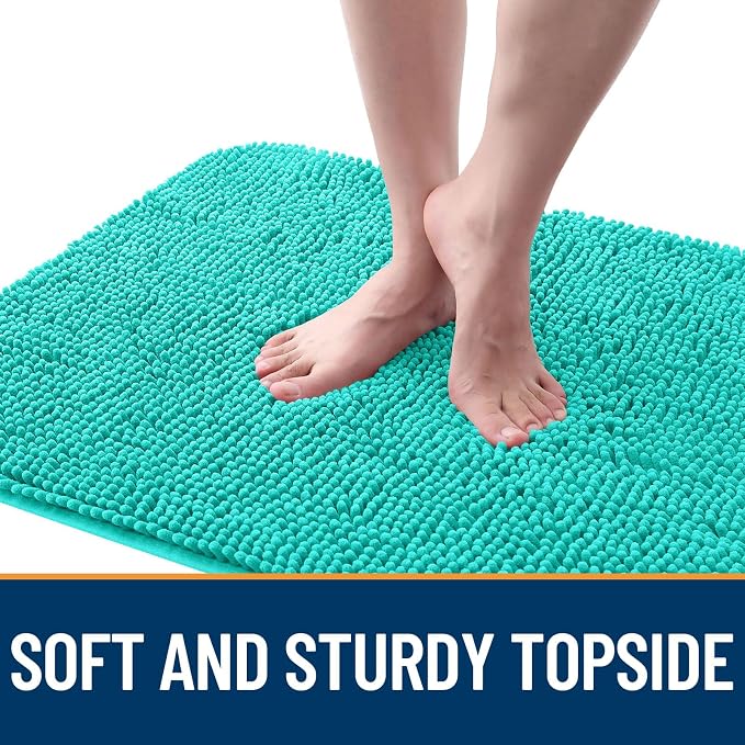 OLANLY Dog Door Mat for Muddy Paws 54x32, Absorbs Moisture and Dirt, Absorbent