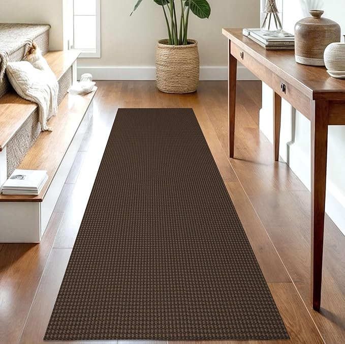 IOHOUZE Washable Runner Rug 2.6x8 Non Slip Rubber Backed Wide Hallway Runner