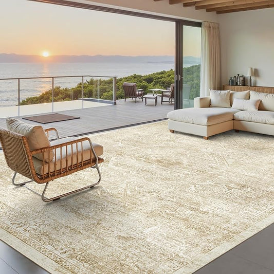 Soalmost Washable Area Rug 10x14, Large Soft Rugs