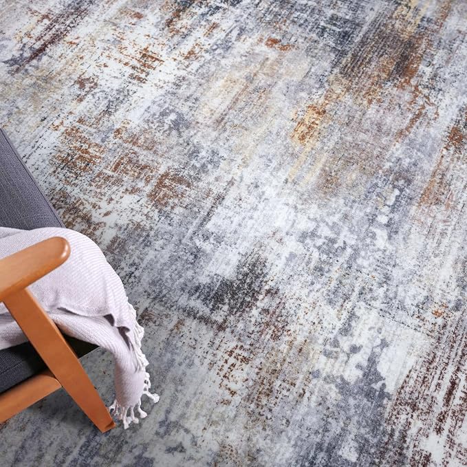IOHOUZE Abstract Runner Rug 3x20 Ft Extra Long Washable Runners