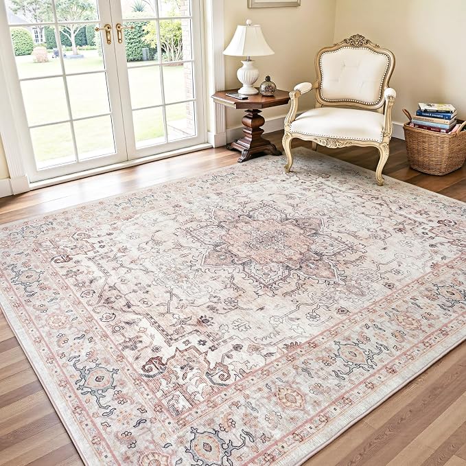 Lofus 5x7 Area Rugs for Living Room, Washable Area Rug, Rugs for Bedroom