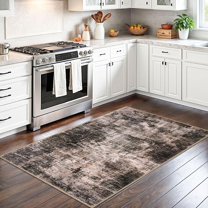 IOHOUZE Abstract Area Rug 3x5 Ft Washable Rugs