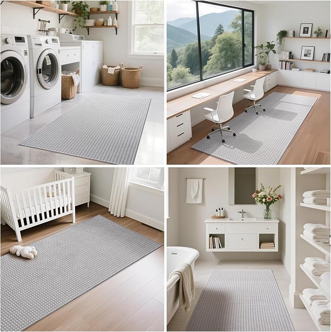 YDKGL 2x8 ft Hallway Runner Rug Extra Long Boho Woven Kitchen Runner Rugs Mat