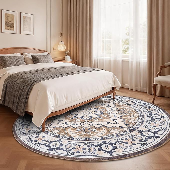 Lofus 8ft Area Rugs for Living Room, Washable Area Rug, Rugs for Bedroom