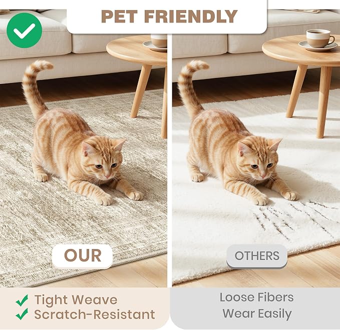 Washable Kitchen Rugs Sets of 2 Piece, Hallway Runner Rug Non-Slip