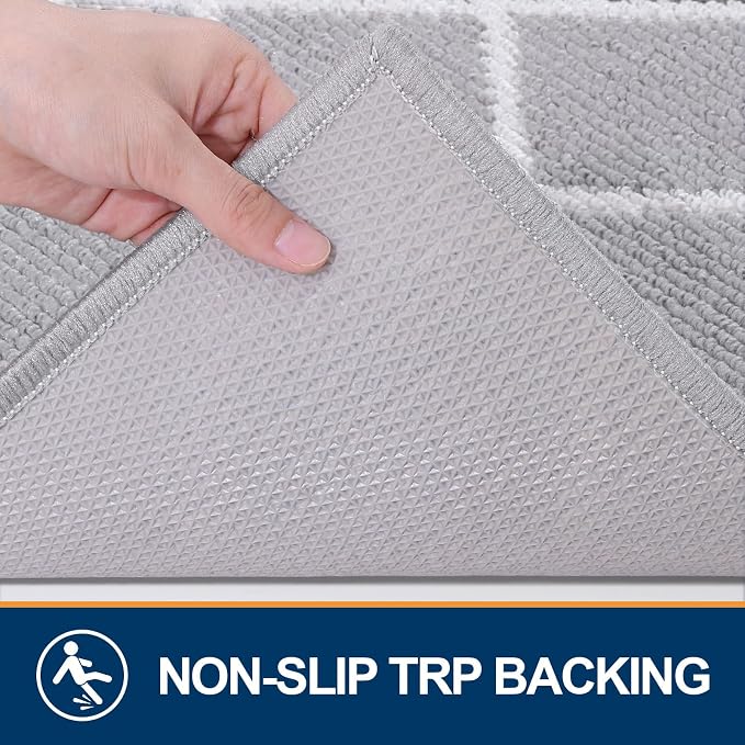 Finchitty Indoor Door Mat, Dirt Resistant and Absorbent, Low-Profile, Washable