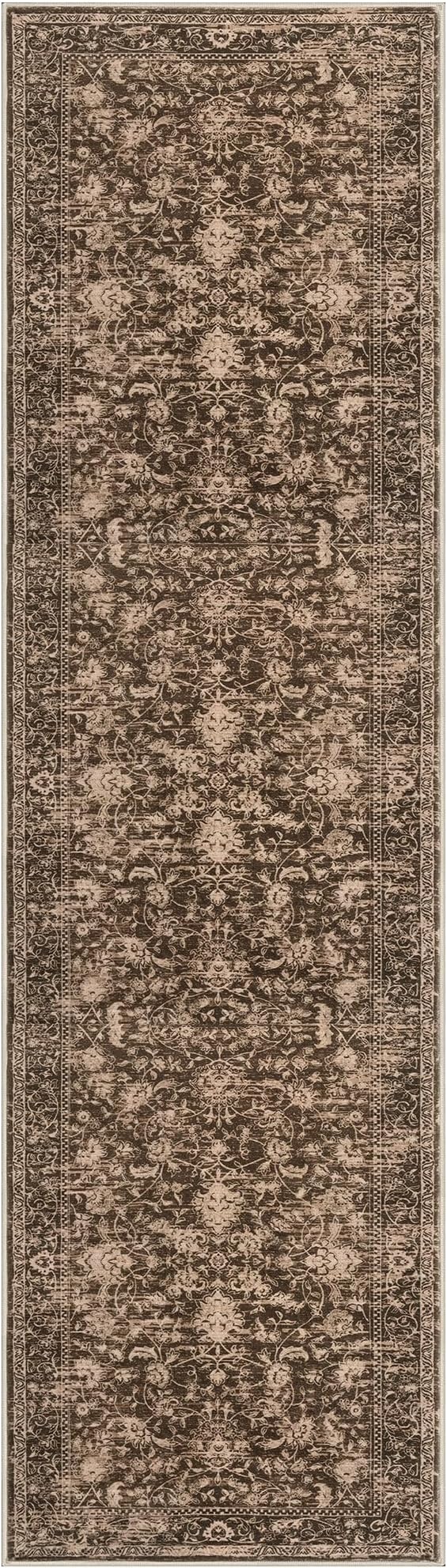 KILOCOCO Hallway Runner 2x7 Rug Runner Washable Kitchen Runners Printed Floral