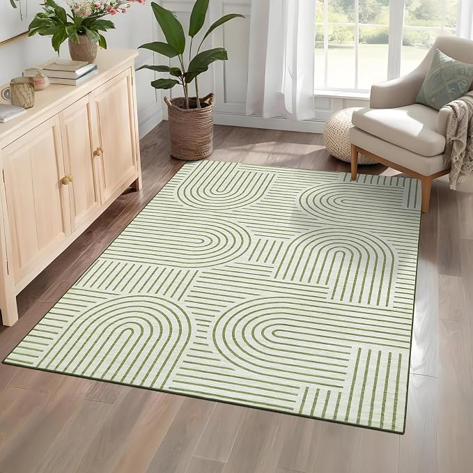 ROYHOME Washable Rug 4x6 Area Rugs