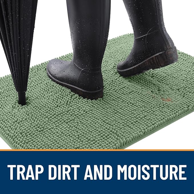 OLANLY Dog Door Mat for Muddy Paws 45x27, Absorbs Moisture and Dirt, Absorbent