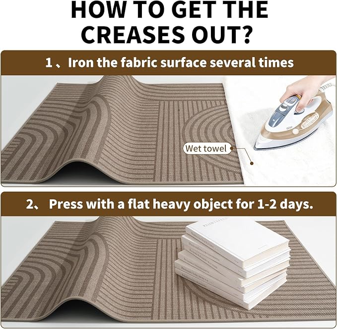 Front Door Mat 17''x30'', Absorbent Dirt Resist Washable Non Slip Low-Profile