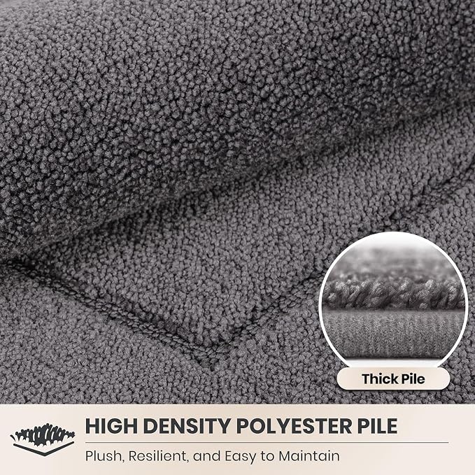 PURRUGS Dirt Trapping Door Mat 32" x 70", Non-Slip/Skid Machine Washable