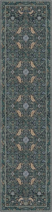 Vintage 3x12 Wide Hallway Runner Rug, Washable Extra Long Runner Rugs
