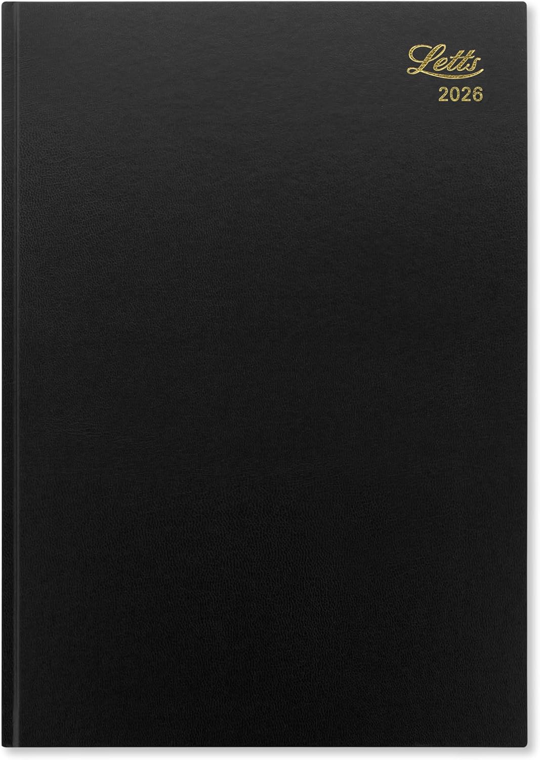 Letts of London Standard A4 week to view 2026 diary - Black 26-T31ZBK