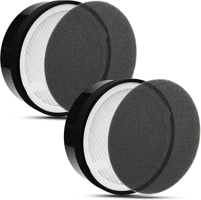 2 Pack LV-H132 Air Purifier Replacement Filter Compatible