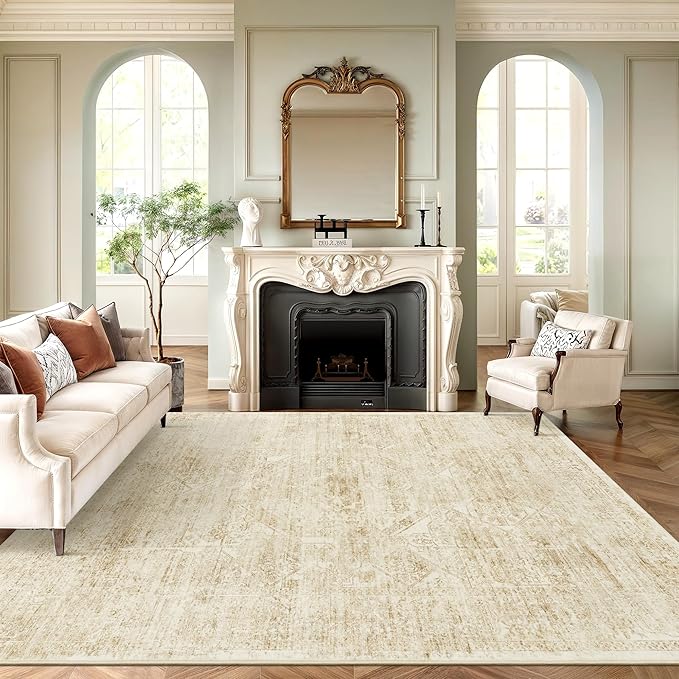 Soalmost Washable Area Rug 10x14, Large Soft Rugs
