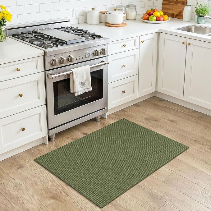 KOZYFLY Indoor Door Mat 2x3 ft Small Area Rugs Washable Front Door Mat Non Slip