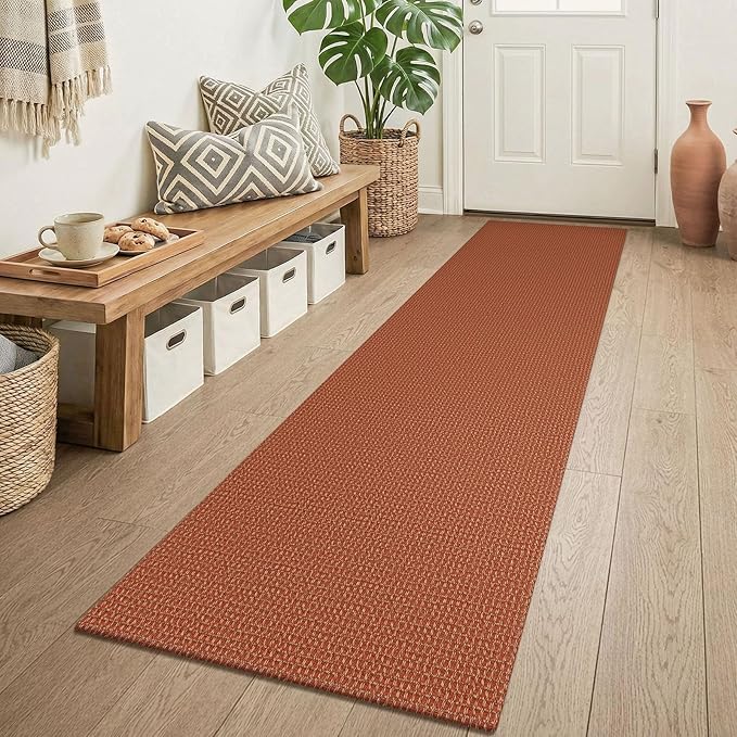 KOZYFLY Runners for Hallways 2x6 ft Washable Kitchen Runner Non Slip Rubber