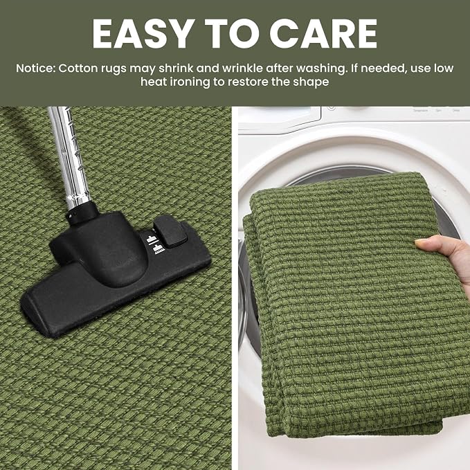 IOHOUZE Washable Exrea Long Hallway Runner Rug 3x20 Non Slip Rubber Backed