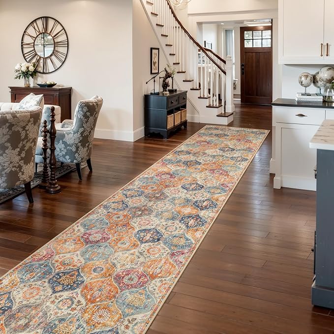 Lahome Moroccan Washable Runner Rug 2x10, Kitchen Runners