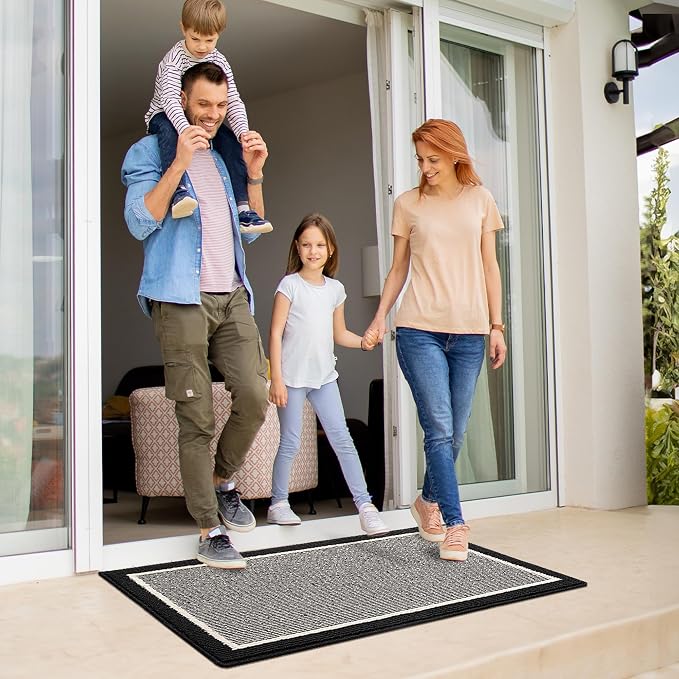 GRANNY SAYS Door Mat, Dirt Absorb Front Door Mat Outside Entrance, Low Profile