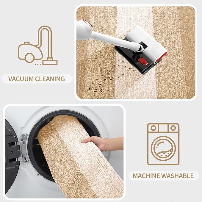 Kitinjoy Indoor Outdoor Door Mat, 30x17 Non-Slip Absorbent Dirt Trapper
