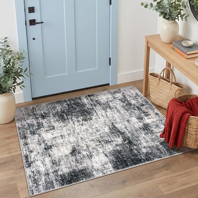 IOHOUZE Abstract Area Rug 3x4 Ft Washable Rugs