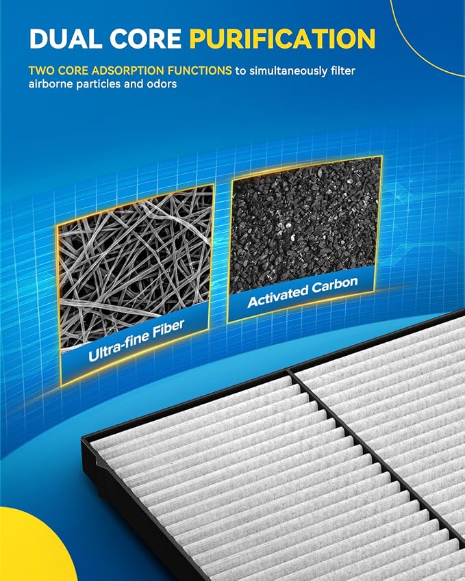 PHILTOP Cabin Air Filter, CF11811 Compatible