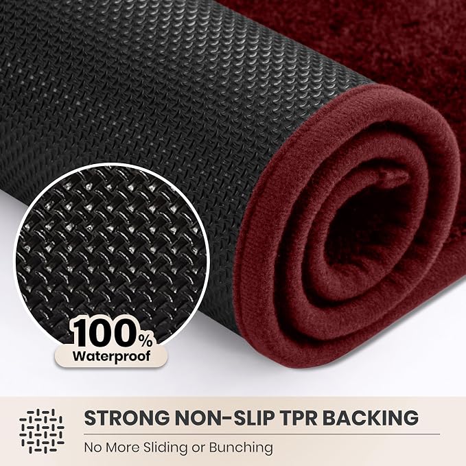 PURRUGS Dirt Trapping Door Mat 24" x 59", Non-Slip Machine Washable Entryway Rug