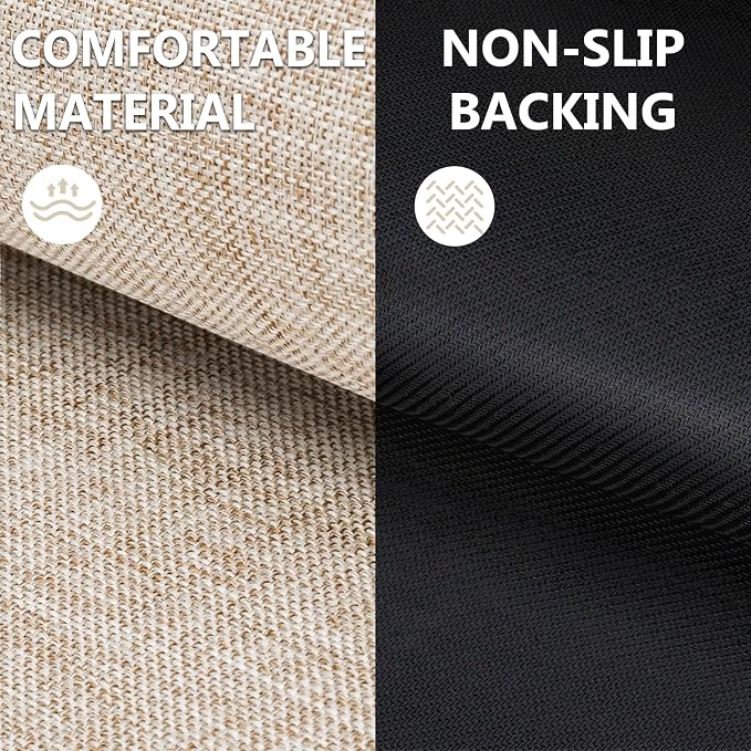 LEKEEPGO Ultra Thin Indoor Door Mat 24"x47", Low-Profile Door Mat Indoor