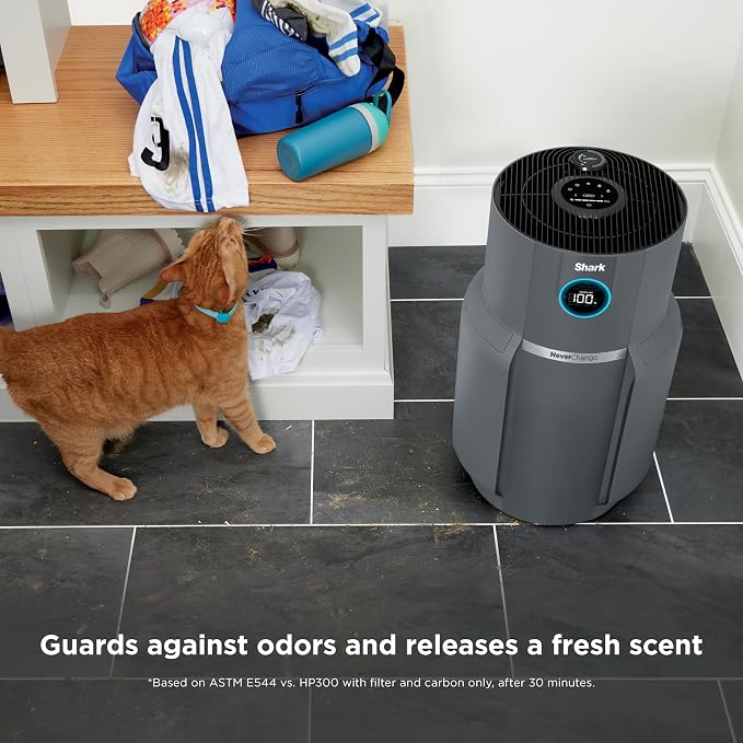 Shark Air Purifier for Home, NeverChange Max, 300 sq. ft. for Large Room