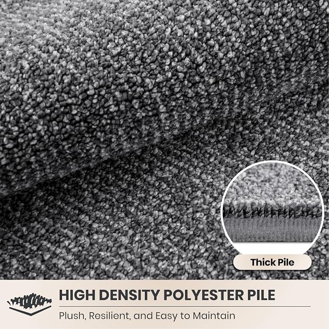 PURRUGS Dirt Trapping Door Mat 24" x 59", Non-Slip Machine Washable Entry Rug
