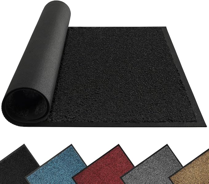 Mibao Front Door Mat Indoor Entrance, Dirt Trapper Welcome Mat