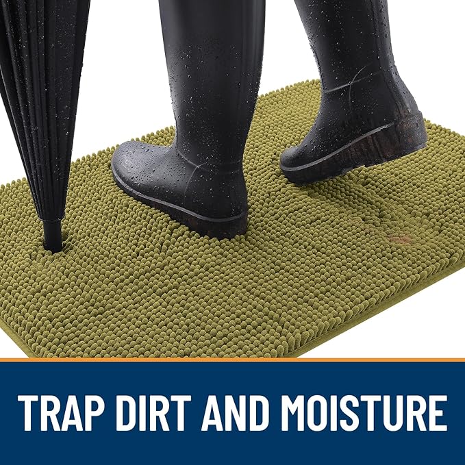 OLANLY Dog Door Mat for Muddy Paws 45x27, Absorbs Moisture and Dirt, Absorbent