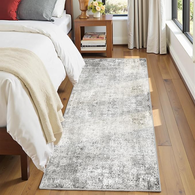 RELEANY Washable Area Rugs 2'x10' Non-Slip Modern Abstract Soft
