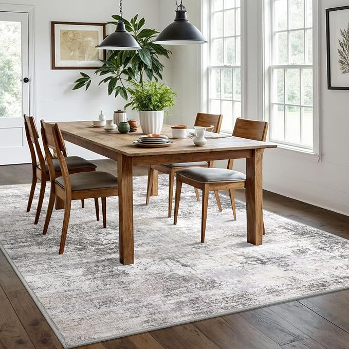IOHOUZE Abstract Area Rugs 6x9 Ft Washable Rugs