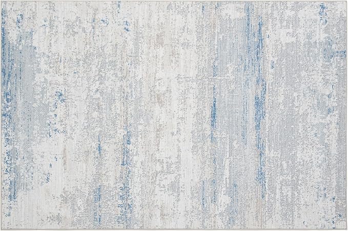 Washable Rugs 4x6 Area Rugs for Living Room- Modern Abstract Rugs for Bedroom