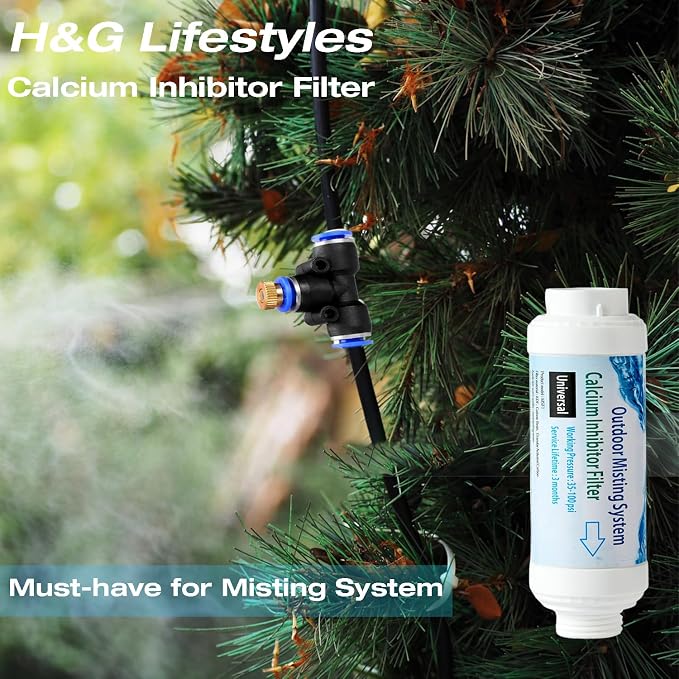 H&G lifestyles Misting System Calcium Inhibitor Filter