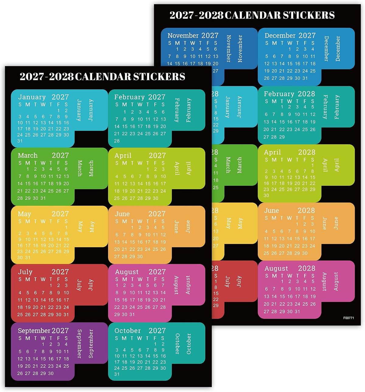 2027 Planner - Jan 2027 - Dec 2027, 2027 Planner Weekly and Monthly