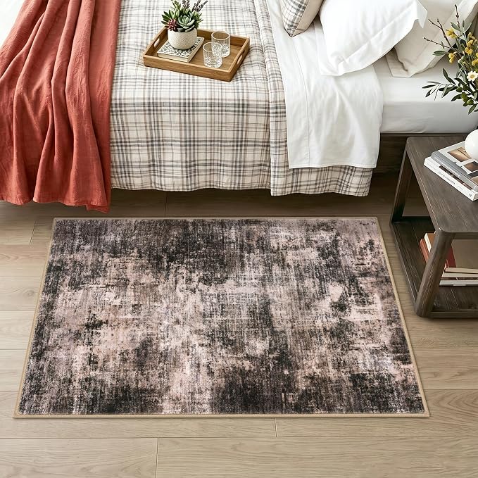 IOHOUZE Abstract Area Rug 3x4 Ft Washable Rugs