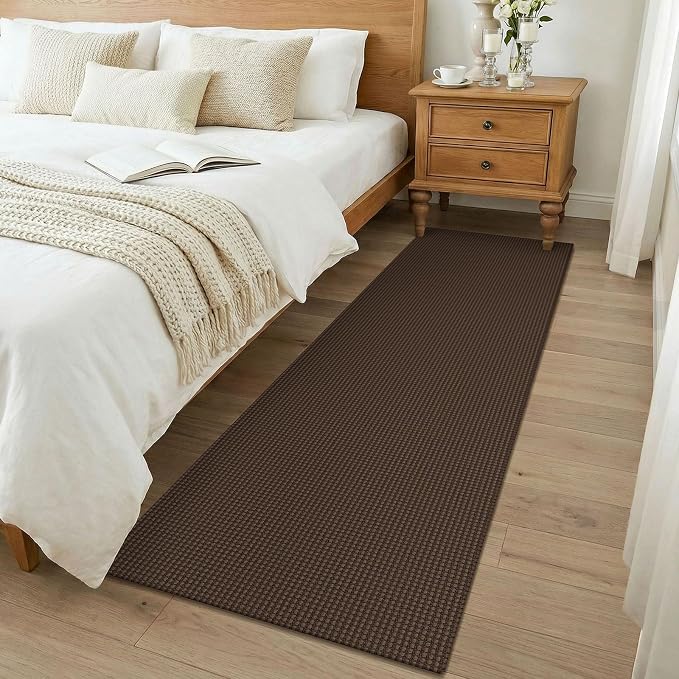 KOZYFLY Woven 2x7 Washable Kitchen Runner Rug, Non Slip Runners
