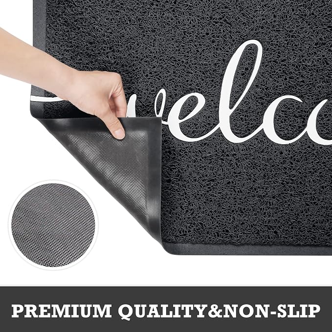 CozyBounty Door Mat Welcome Mats Outdoor Indoor Non-Slip Doormat