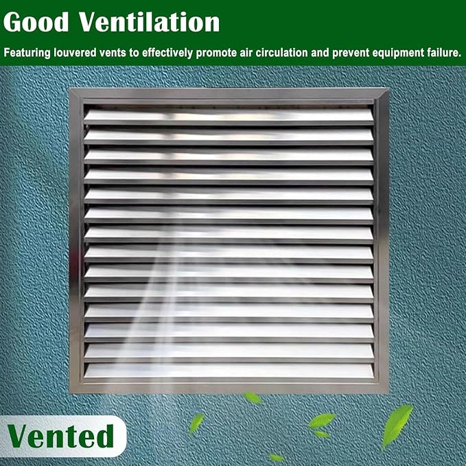 Heat Dissipation Louvered Vent Wall Gable Vents 304 Stainless Steel,