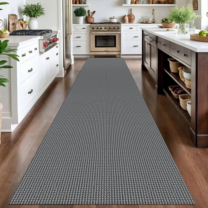 IOHOUZE Washable Exrea Long Hallway Runner Rug 3x14 Non Slip Rubber Backed
