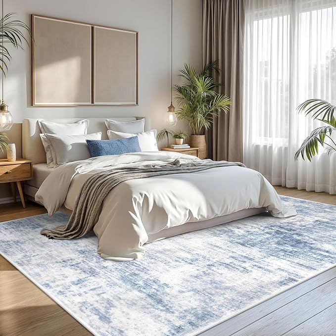 IOHOUZE Abstract Area Rugs 8x10 Ft Washable Large Rugs