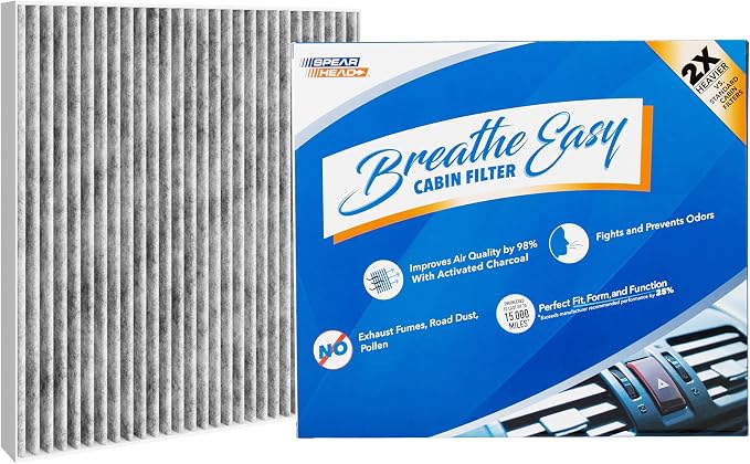 Spearhead Odor Defense Breathe Easy AC & Heater Cabin Filter | Fits 2016-19
