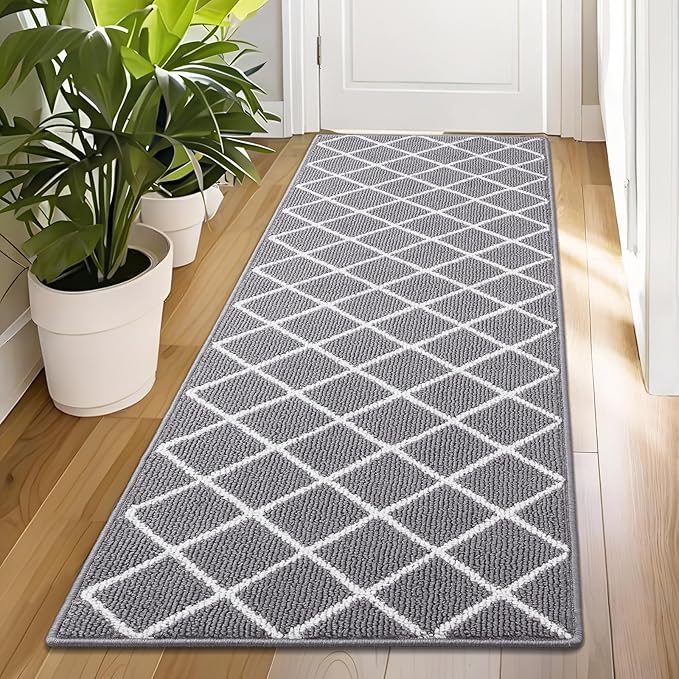 Finchitty Indoor Door Mat, Dirt Resistant and Absorbent, Low-Profile, Washable