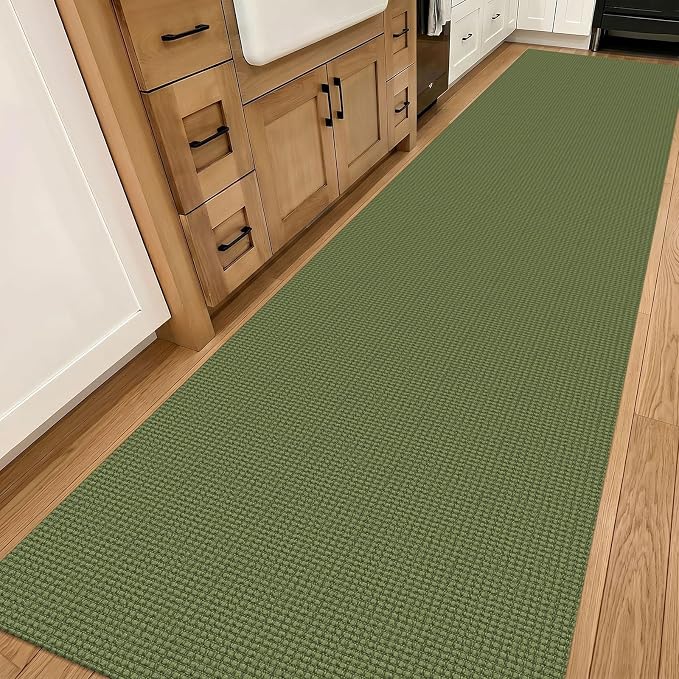 IOHOUZE Washable Exrea Long Hallway Runner Rug 3x14 Non Slip Rubber Backed
