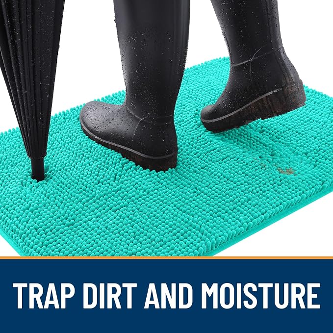 OLANLY Dog Door Mat for Muddy Paws 44x32, Absorbs Moisture and Dirt, Absorbent