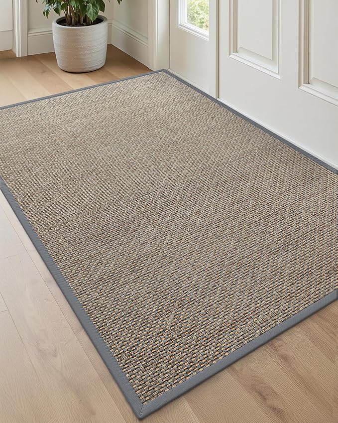 DEXI Ultra Thin Entryway Indoor Door Mat 36x56, Non Slip Rubber Backing Inside
